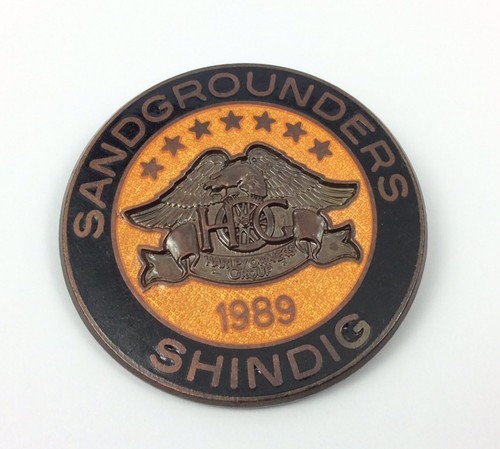 Harley owners club badge - club,