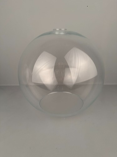 Clear glass globe light shade - clear,