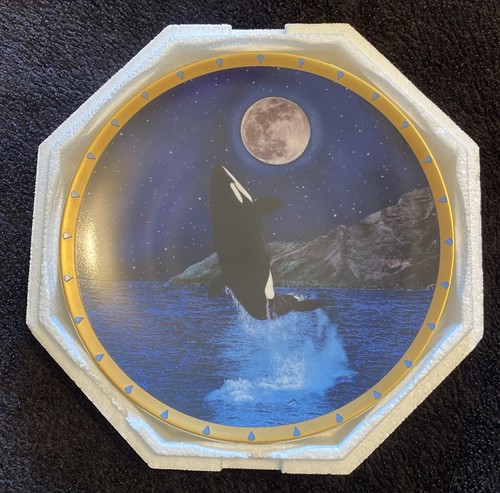 Moonlight fantasy plate - fantasy,