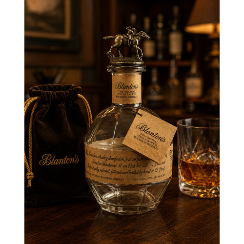 Blantons bourbon bottle empty - blantons,