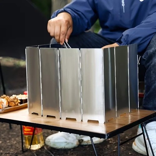 Camping gas stove - stove, shield