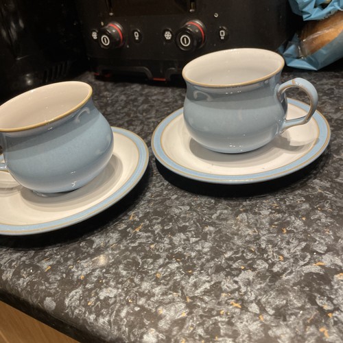 Denby colonial blue cups - denby,