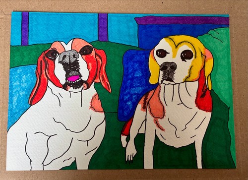 Original drawing painting - original, by