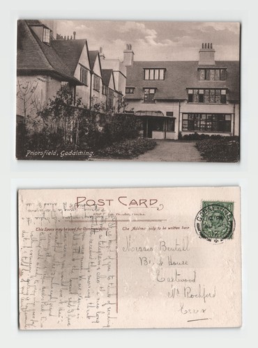 Postcard priorsfield - postcard,