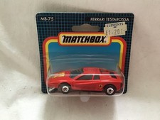 MATCHBOX MB-75 FERRARI TESTAROSSA - ON CARD