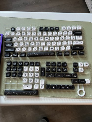 Milkyway themed keycaps moa - milkyway,