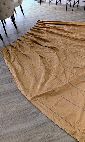 Large gold curtains with - curtains,