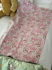 Vintage IKEA Cath Kidston Pillowcase Rosali Pink Paisley Cotton Fabric Housewife
