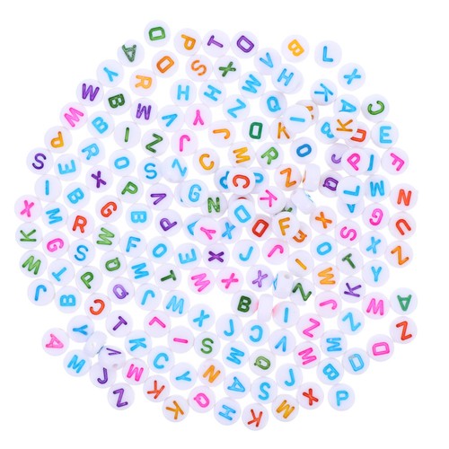 100pcs alphabet round - alphabet, letter