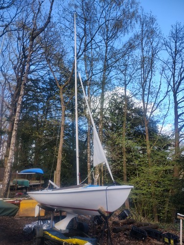 Flying fifteen sailing - fifteen, boat