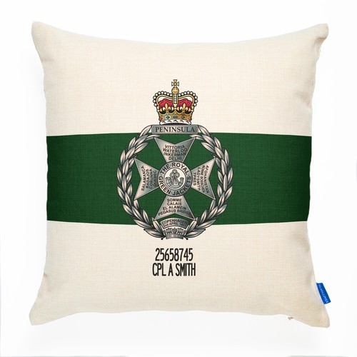 Personalised army cushion - personalised,