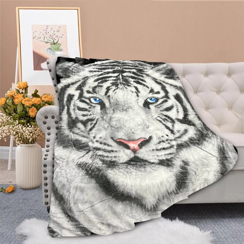 Animal mink throw - ,