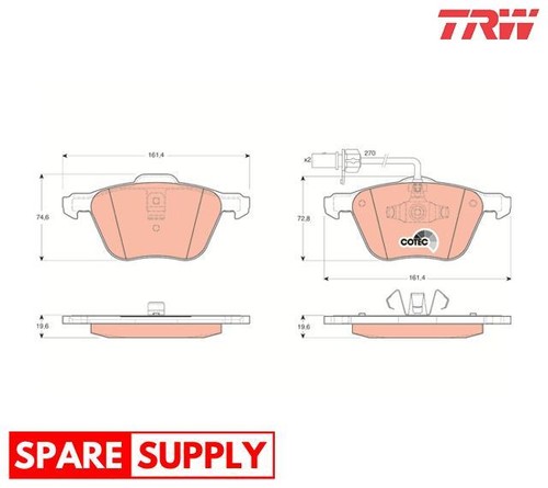 Brake pad set disc - brake,