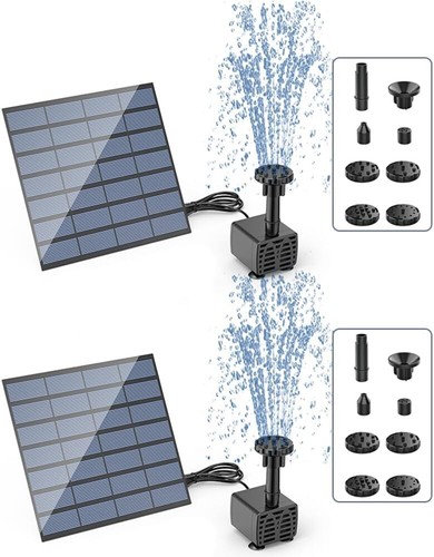 Solar power fountain - solar,