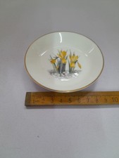 Royal Worcester Bone China Trinket/Pin Dish Daffodil Design