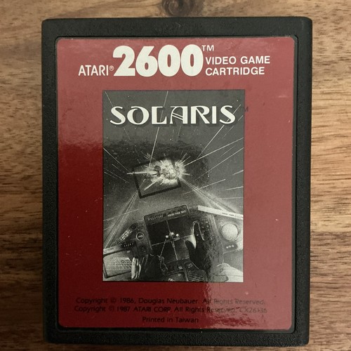 Atari 2600 1987 solaris - atari,
