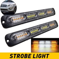 Car Amber/White LED Strobe