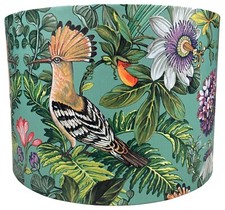 Tropical Floral Bird Lampshade