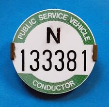 PSV BUS CONDUCTOR BADGE - PCV