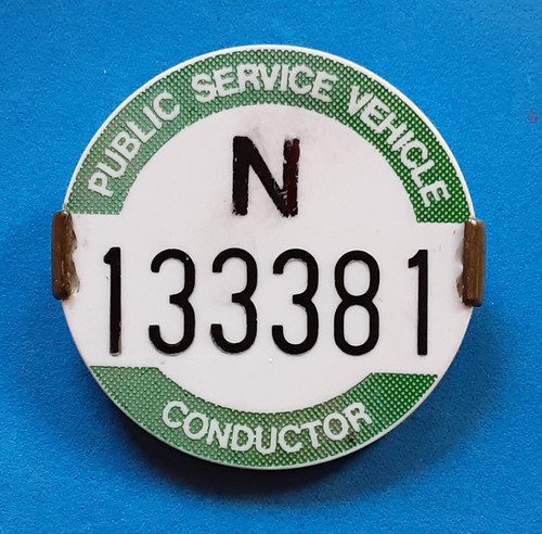 Psv bus conductor badge pcv - psv,