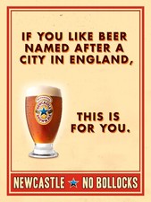 Newcastle Brown Ale, retro