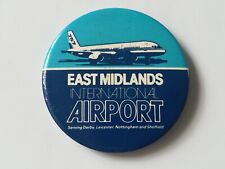 1980s East Midlands International Airport Badge.