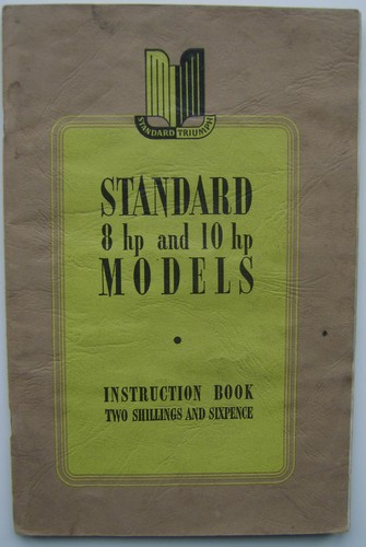 Standard eight ten hp saloon - &,