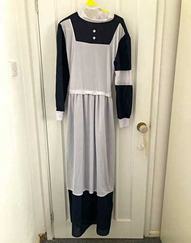Blue white victorian nurse - blue,