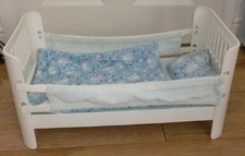 Baby Annabell Baby Brother George Dolls Cot + Bedding 49 x 24.5cm x 27.5cm