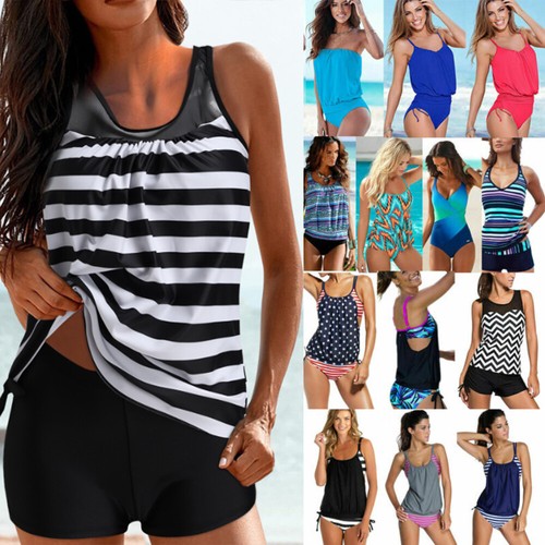Women sporty tankini set - sporty,