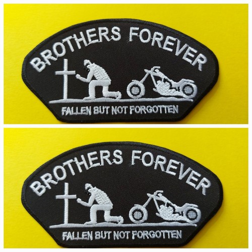 Pair biker slogan - biker, patches
