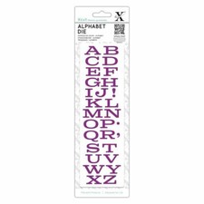 X cut Alphabet Die MID WEST