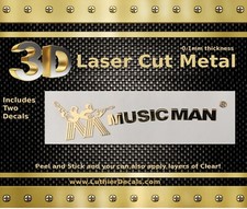 Musicman Guitar Decal 3D Metal