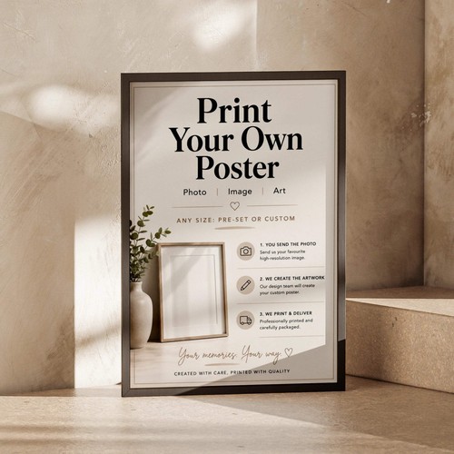 Custom photo poster print - custom,