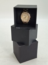 Marc Jacobs Womens Watch Gold Tone Stainless Steel Chronograph Henry MBM3105