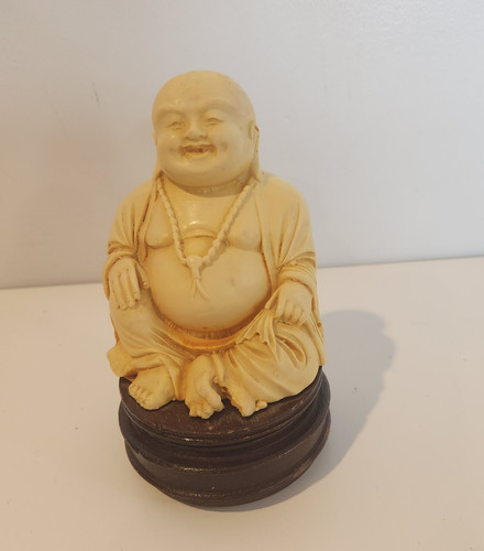 Vintage laughing buddha statue - buddha,