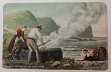 Ireland Seaweed Burning on the