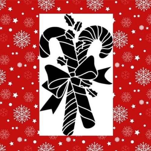 Christmas candy canes - christmas,