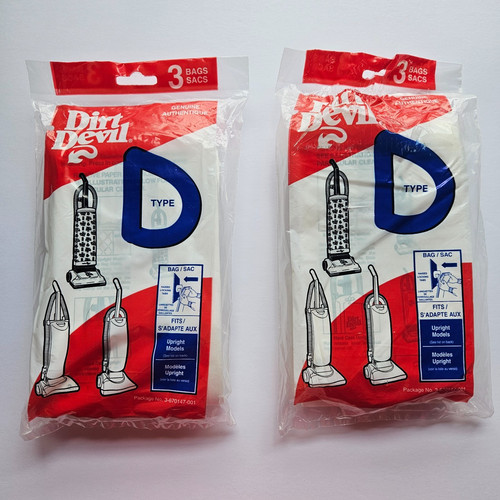 Dirt devil type vacuum bags - dirt,