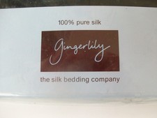 Gingerlily Black Silk Flat