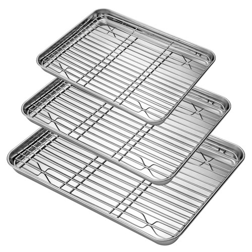 6pc stainless steel - stainless, baking