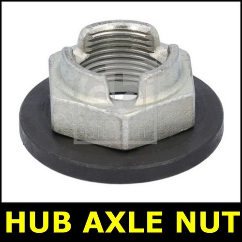 Hub axle nut front fits - axle, ford