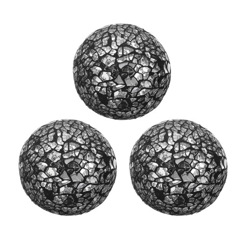 3pcs decorative glass balls - glass,