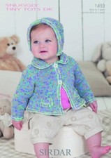 Sirdar Tiny Tots Knitting Pattern 1493 Baby, Kids 0-6 Months - 6-7 Years