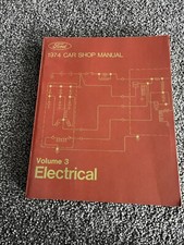 1974 Ford Car Sho Manual Volume 3 Electrical