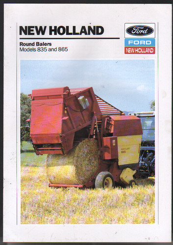 New holland models 835 and - new, 865