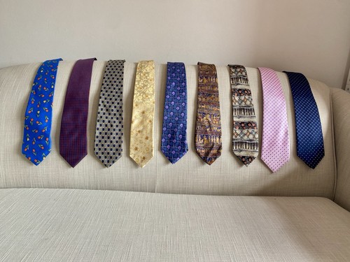 Men silk ties - ties, lot
