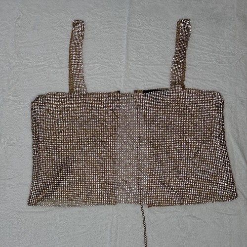 Lulus y2k rhinestone gold - y2k,