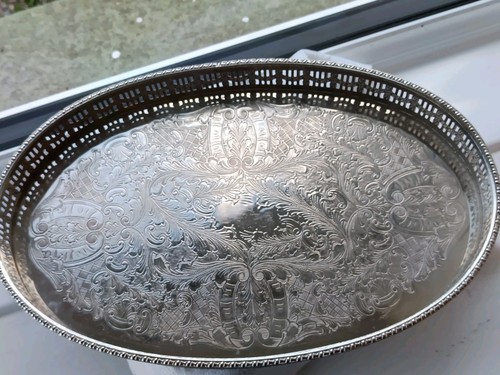 Vintage oval galleried - vintage,