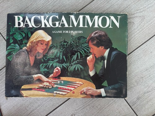 Vintage backgammon game - ,